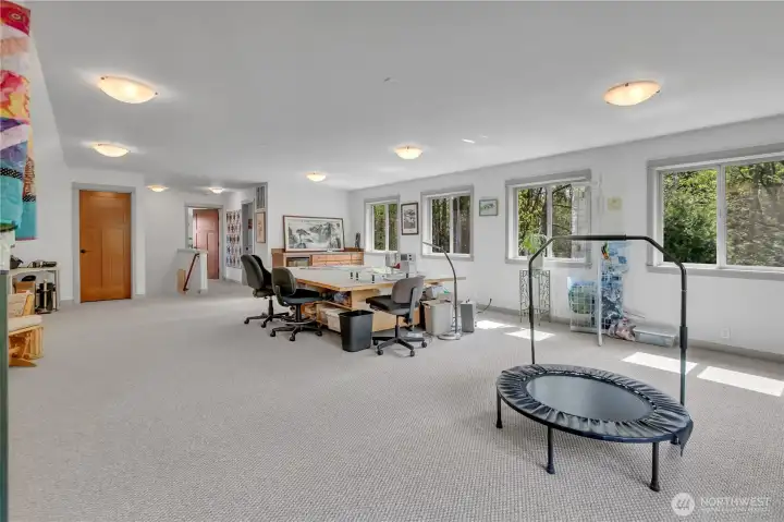 Upper Bonus Room is huge!