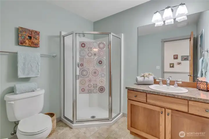 Upper Three Quarter Bath off Bonus Room