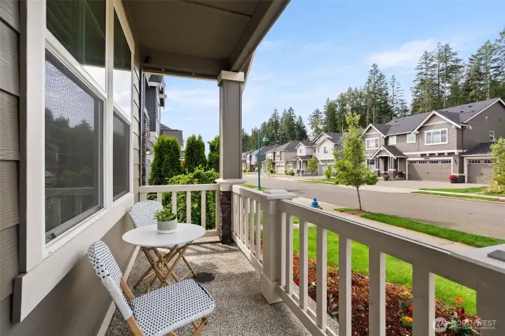 Cozy front porch!