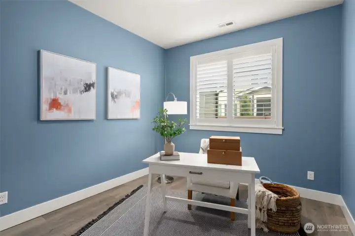 Main floor office or bedroom!