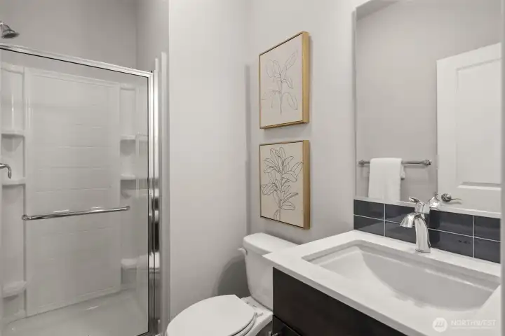 3/4 bath on main floor