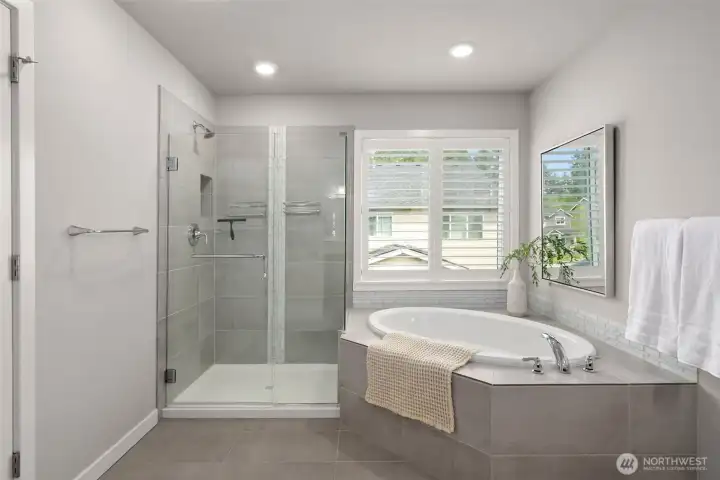 Lavish primary bath!