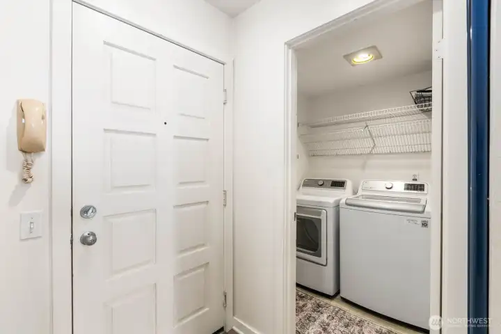 Dedicated laundry room