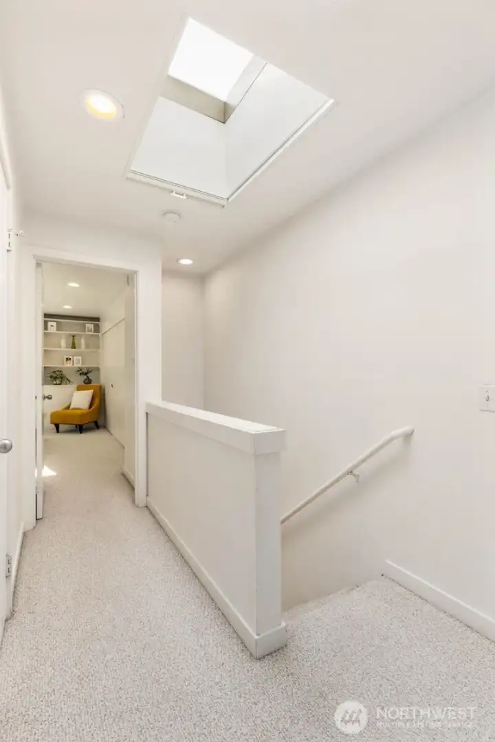 Enjoy the skylight with optional cover on the 2nd floor