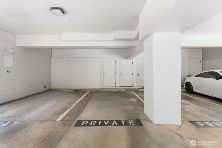 Dedicated underground parking