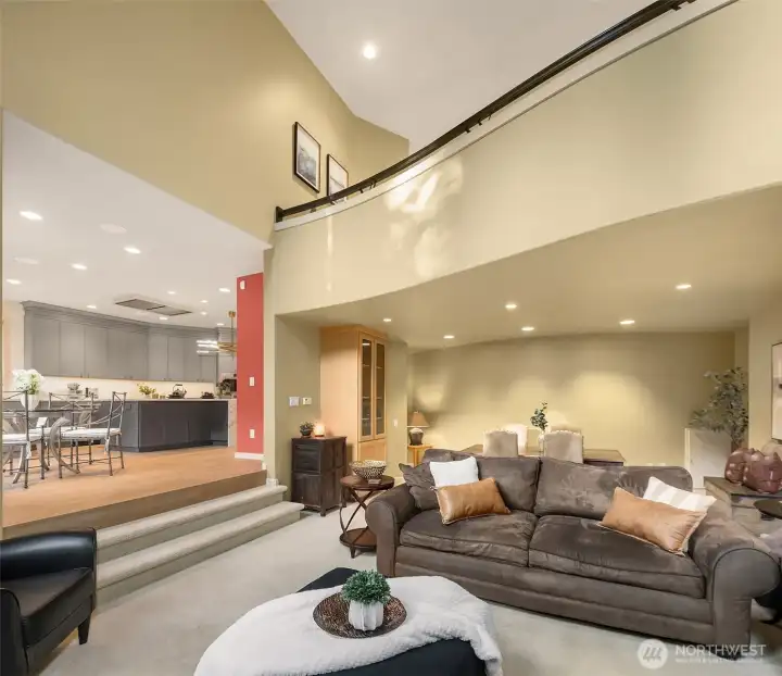 Heated floors throughout the main living areas.