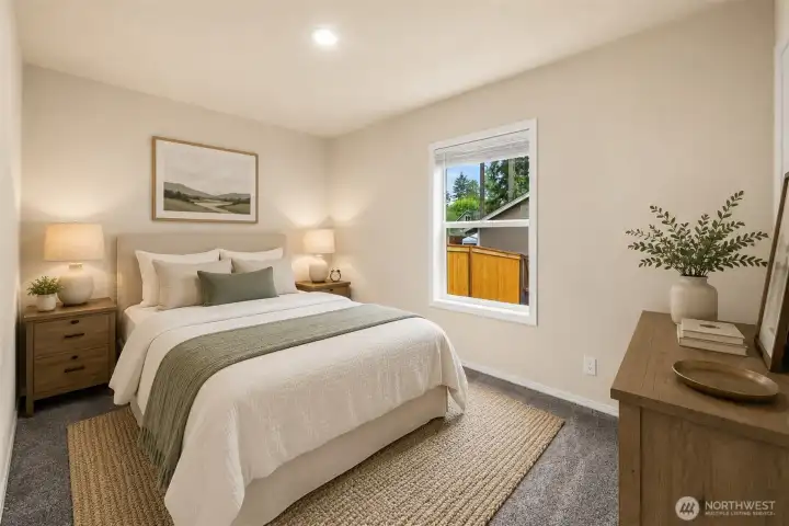 Guest Bedroom - Virtually Staged