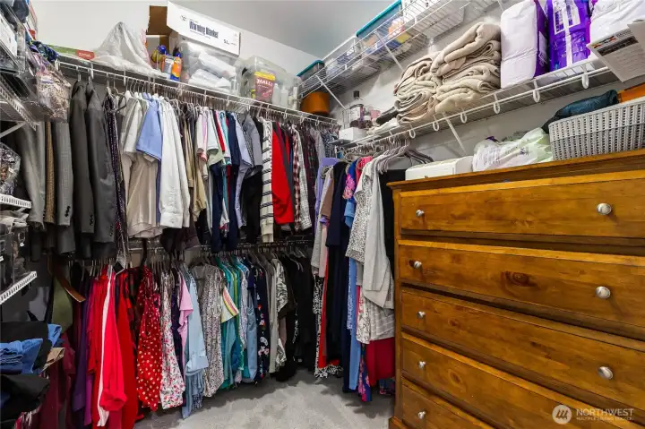 Primary closet