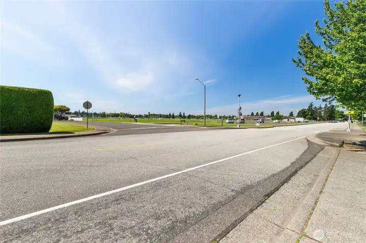 Bender Park right across the street with paved trails.