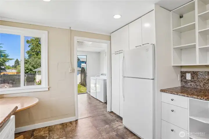 Kitchen to laundry