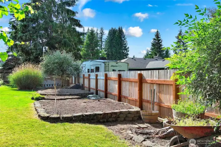 Garden beds, ready for new plants!