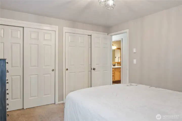 2 closets side by side