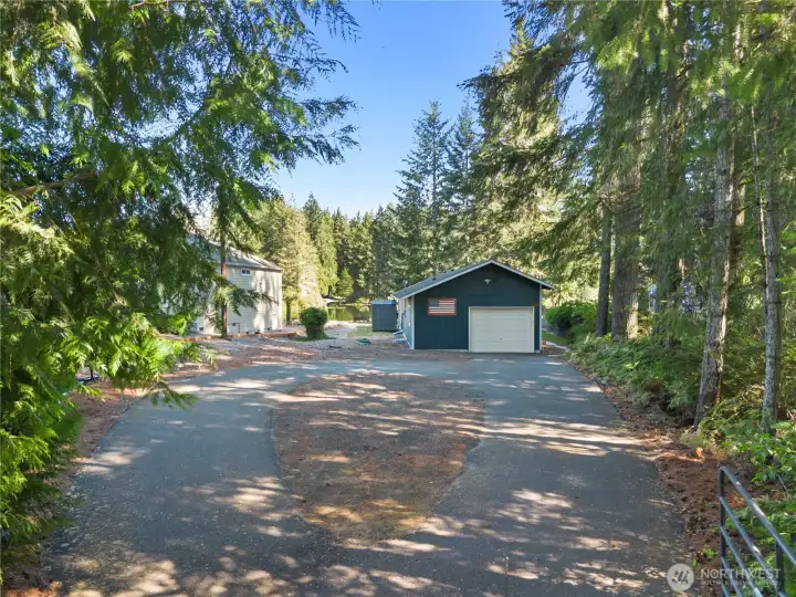 Gated entry leads you home to the 1 car garage that is attached.