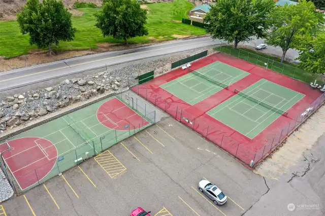 Tennis, pickleball, basketball, or volleyball anyone?