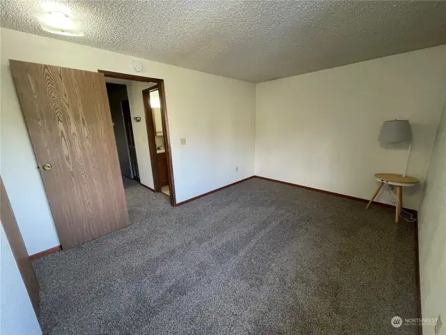 Bedroom looking towards hall.