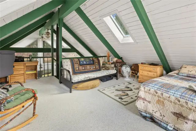 Upper loft space.