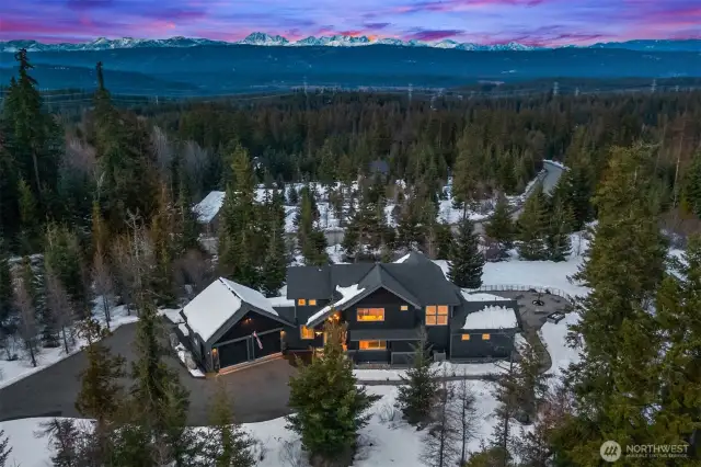 BIG views from this premier 2.1 acre lot in Trailside at Woods and Steele.