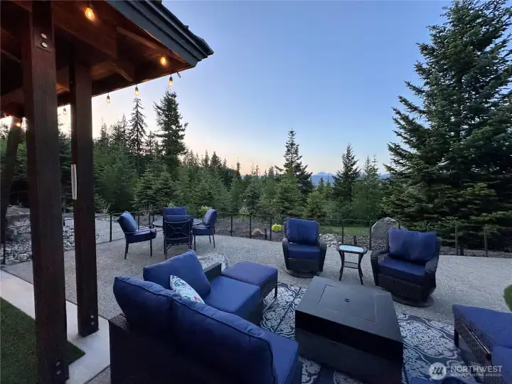 Stargaze and relax every evening ...