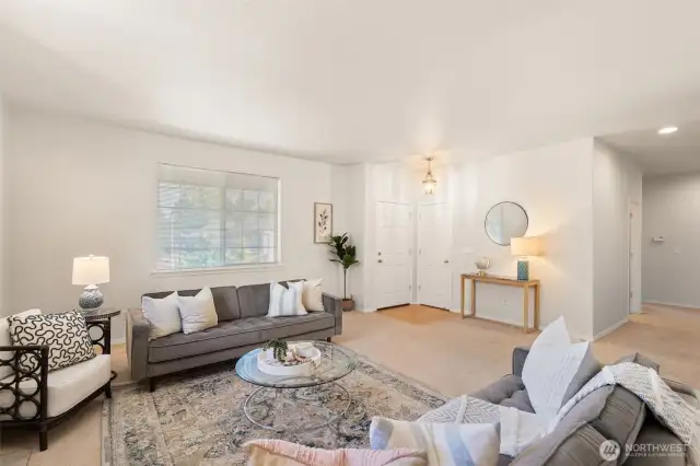 Living Room with Gas Fireplace