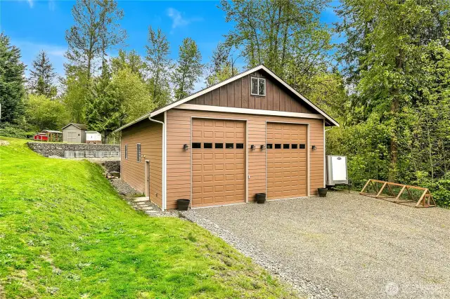 35’x48’ RV garage w/14’ doors & an additional 600sqft of subfloor installed in loft
