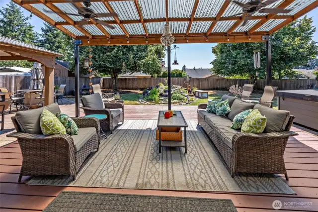 Backyard - Covered Deck