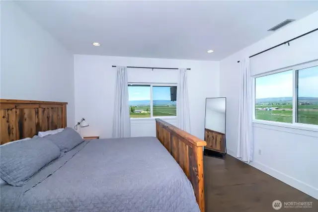 Primary bedroom with nice views too