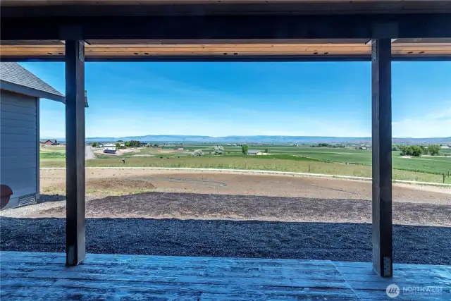 Enjoy a coffee in the morning as you look out over the valley