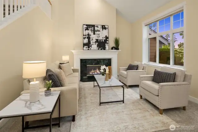 Elegant formal living room with refined décor and sophisticated ambiance