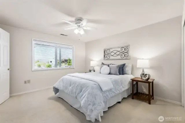 Bedroom #3 - Also large, with carpeting