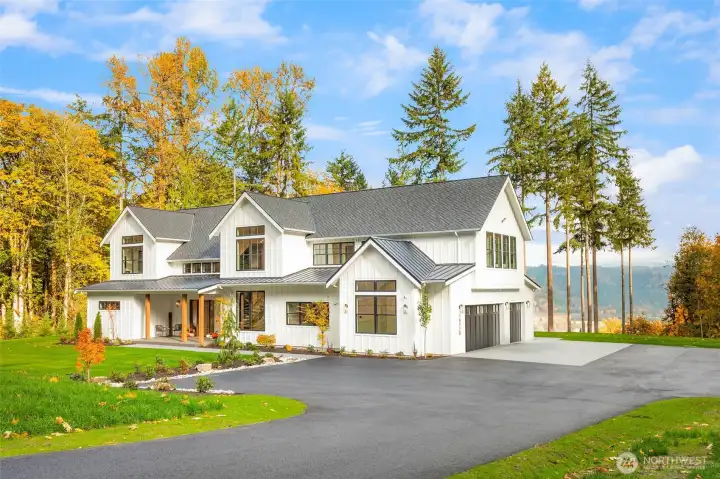 Take in the scenic valley and mountain view upon arrival.