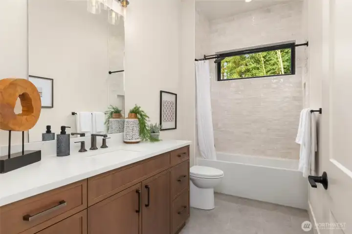 full bathroom upstairs.