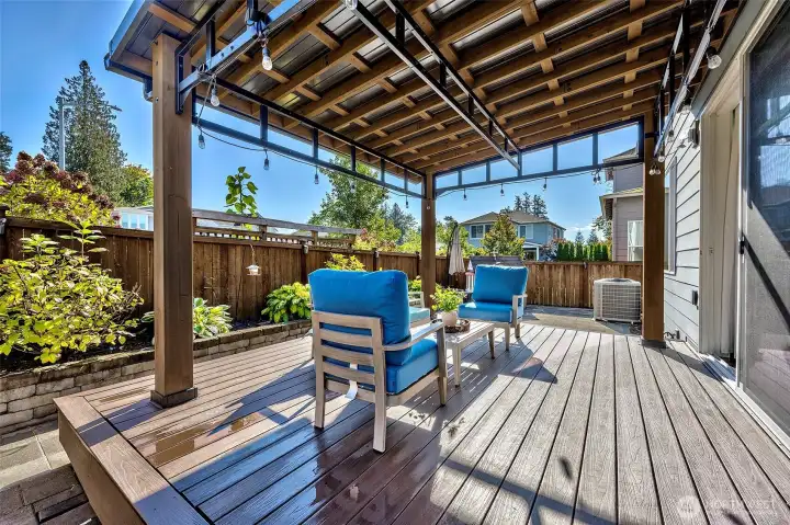 Covered back deck