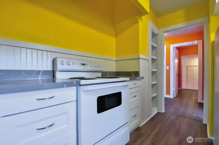 Kitchen fully remodeled.