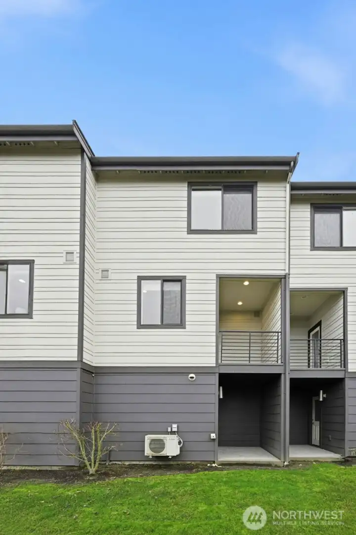 View from the backyard.