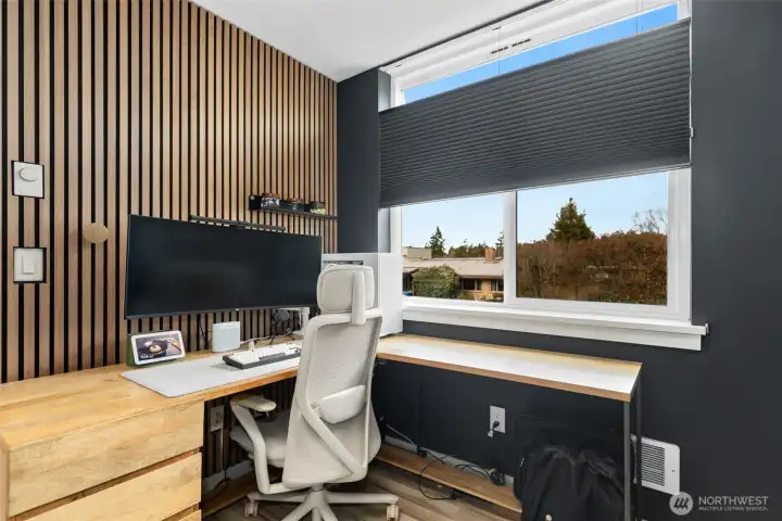 Practical entry level office/den