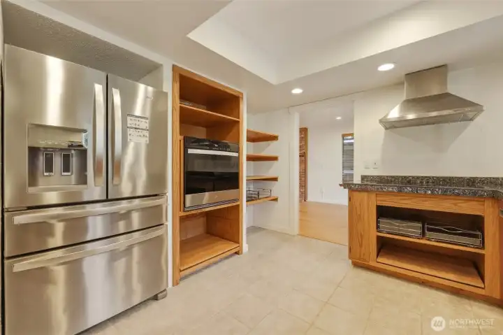 You will love the modern touches in the kitchen