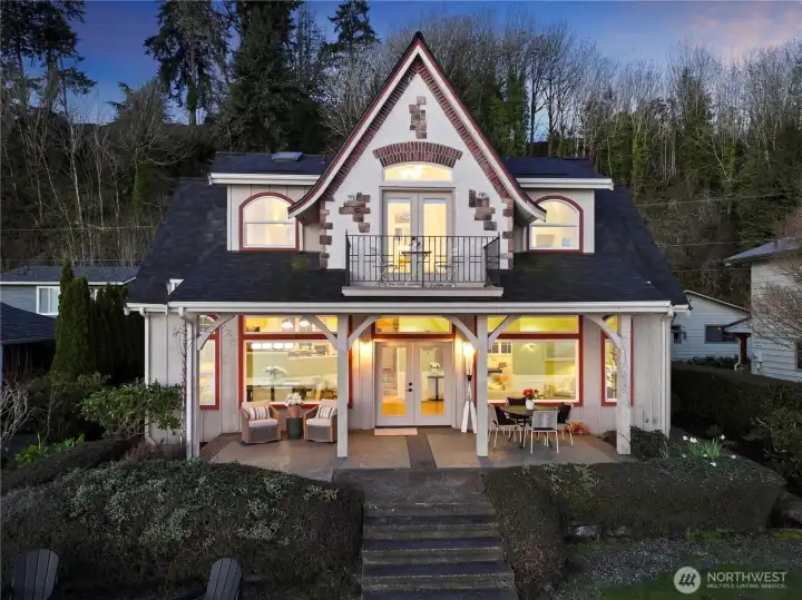 Enjoy seamless indoor-outdoor living with a covered patio, perfect for relaxing or entertaining in a private, serene setting.