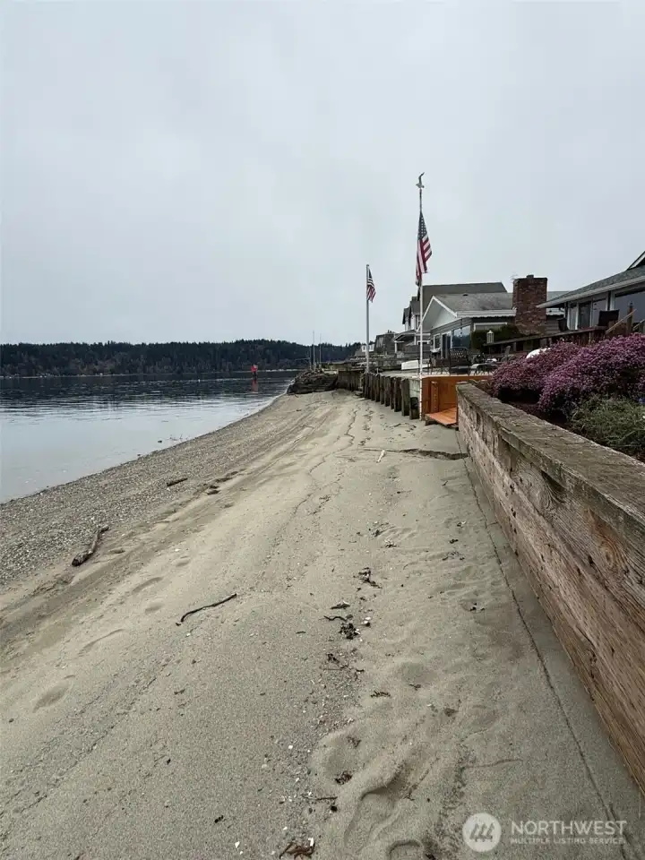 Enjoy long walks along your private stretch of beach with easy access to the tranquil shoreline.