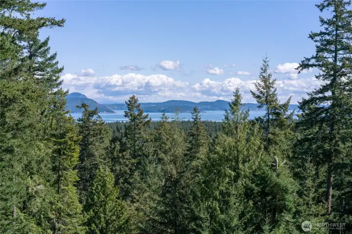 Beautiful views of Rosario Strait and Fidalgo and Whidbey Islands beyond