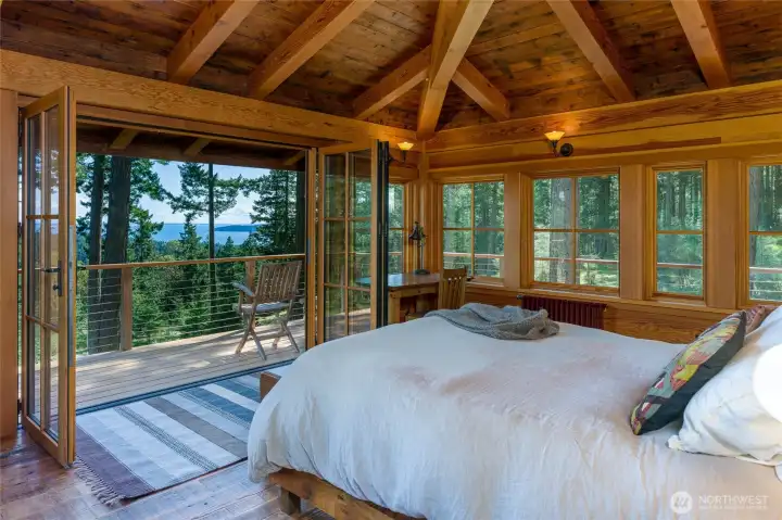 Bring the outdoors in with a fully openable glass wall.