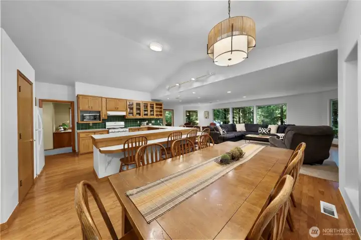 Fresh paint, light fixtures
