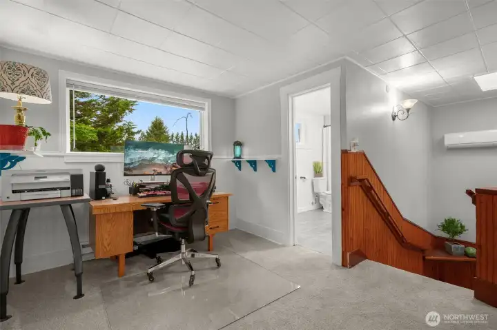 Light filled homework nook or 2nd office