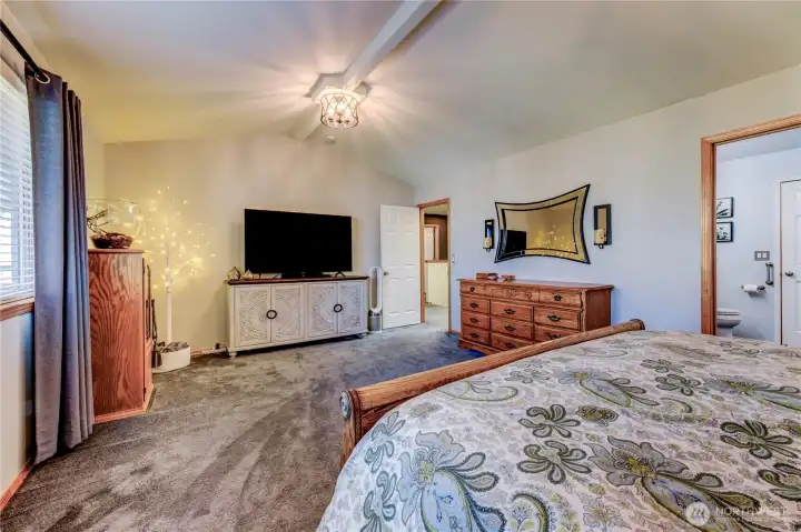 Large primary bedroom