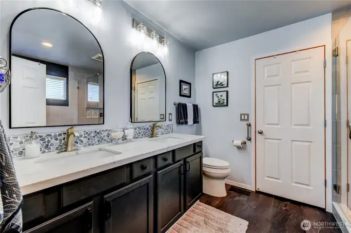 Updated primary bathroom