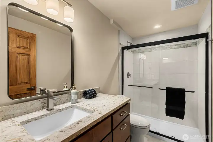 Lower-level bath Lower-level bath