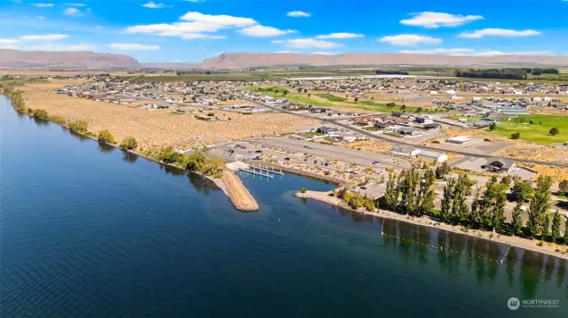 Boat Launch Area and River