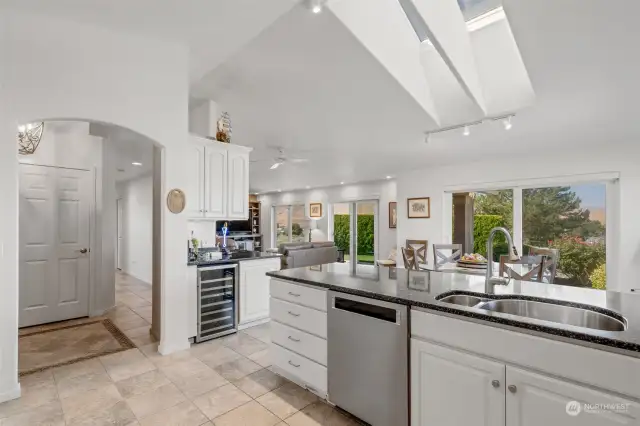 Front Entry into Kitchen