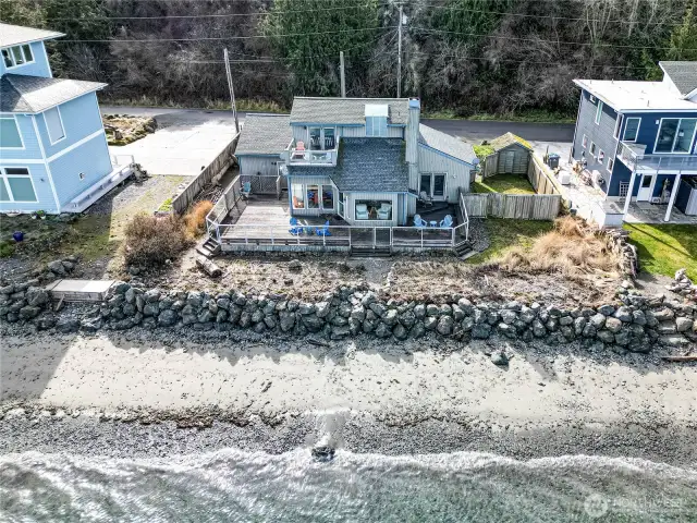 Beachfront home