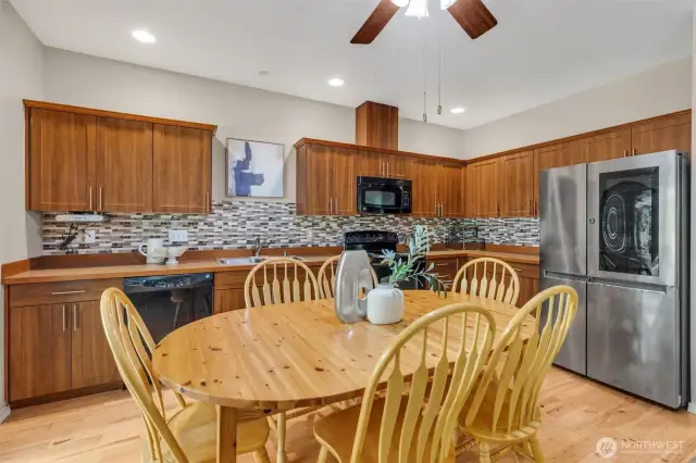 Kitchen with appliances you need