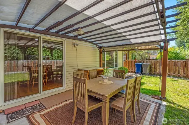 Entertain your guest in the backyard